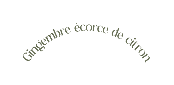 Gingembre écorce de citron